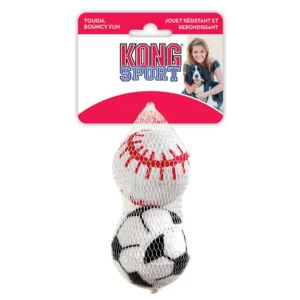 Kong - Jouet Chien - Balles de Sport - Footbal & Baseball