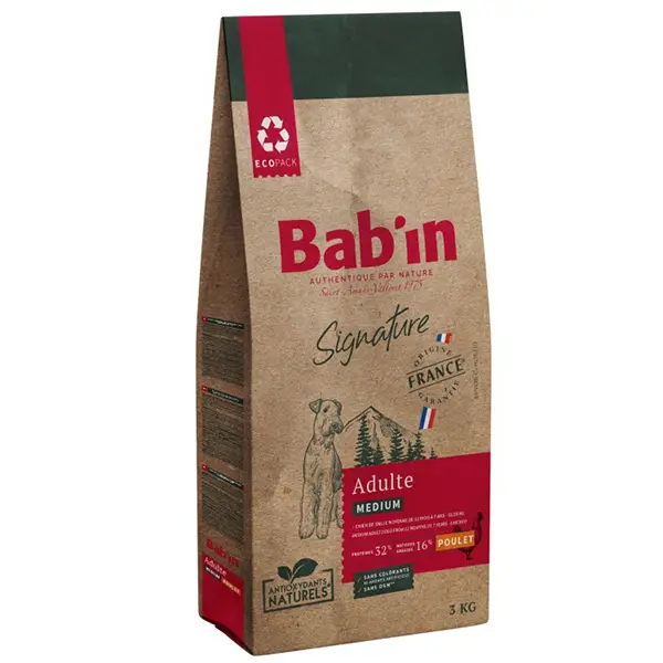 BAB IN - Croquette Chien - Signature Medium Adulte - Poulet