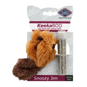 D&D Home - Catnip - Peluche Snoozy Jim- Herbe à Chat