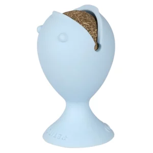 EBI - Petit - Jouet Chat - Catnip - Puffi Balle - Herbe à Chat - Bleu