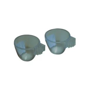 Duvo - Accessoire Oiseau - Mangeoire à Glisser Transparente