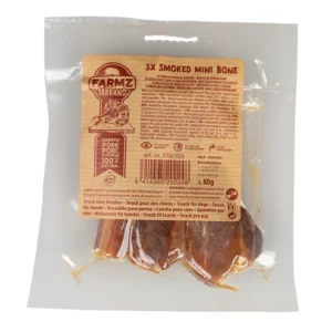 Duvo - Farmz - Friandise Chien - Os de Porc Fumé - Serrano Mini
