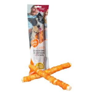 Duvo - Friandise Chien - Batonnets de Peau - Boeuf & Poulet