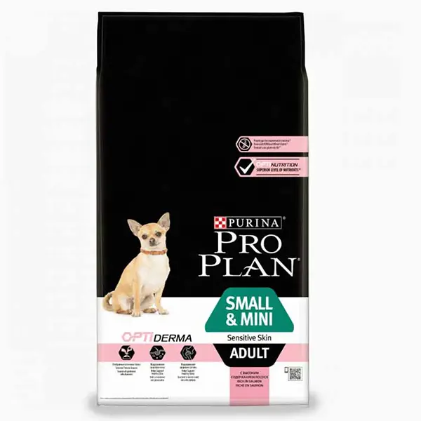 ProPlan - Croquette Chien - Adult Small & Mini - OPTI Derma - Sensitive Skin