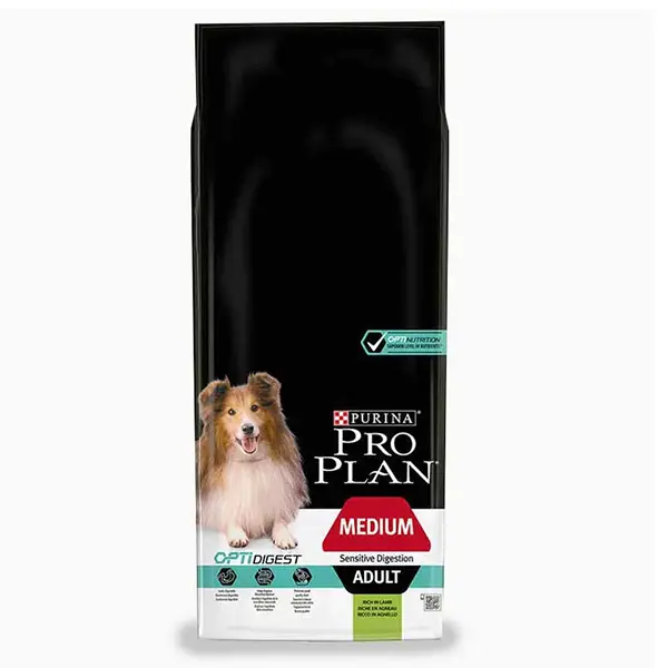 ProPlan - Croquette Chien - Adult Medium - OPTI Digest - Digestion Difficile - Agneau