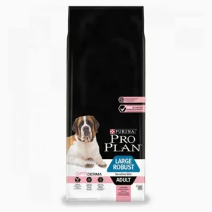 ProPlan - Croquette Chien - Adult Large Robuste - Opti Derma - Peau Sensible - Saumon