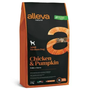 Alleva Natural - Croquette Chien - Adult Medium - Poulet & Potiron