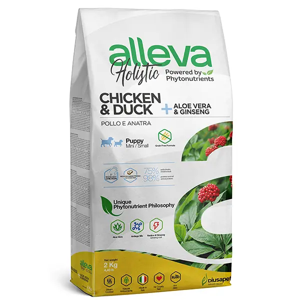 Alleva Holistic - Croquette Chiot - Puppy Mini - Poulet & Canard