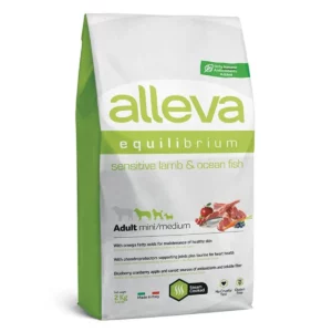 Alleva Equilibrium - Croquette Chien - Adult Mini & Medium - Sensitive Agneau & Poisson