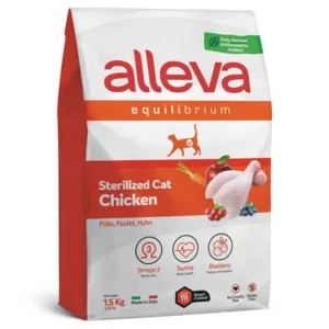 Alleva Equilibrium - Croquette Chat - Adult Sterilized - poulet