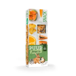 Puur - Pauze - Friandise Rongeur- Stick - Orange & Papaye
