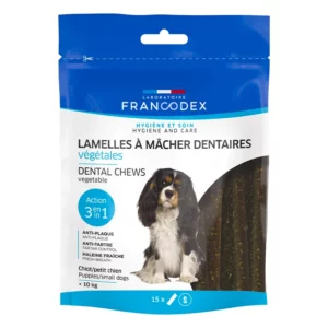 Francodex - Lamelles Végétales à Mâcher Hygiène Buco-Dentaire pour Chien