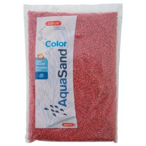 Zolux - Aquasand Color pour Aquarium Rouge Framboise