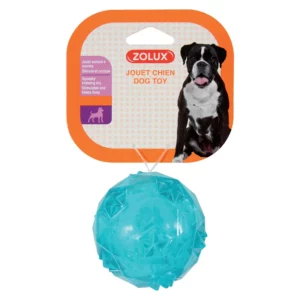 Zolux - Jouet Chien TPR Balle Turquoise