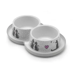 Moderna - Gamelle Double Anti-Fourmi Cats In Love