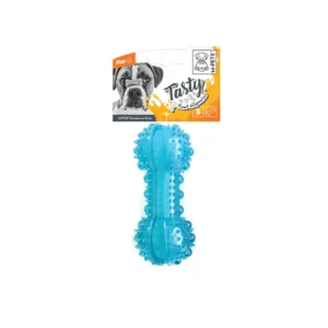 Mpets - Jupiter Jouet Os Transparent Distributeur de Friandises pour Chien