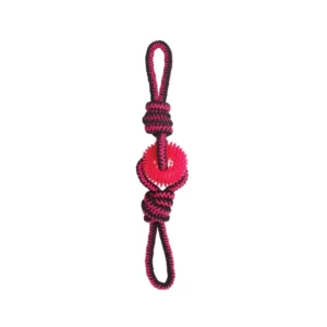 Mpets - Twist Prickly Trio Corde de Tirage pour Chien avec Balle à Pics