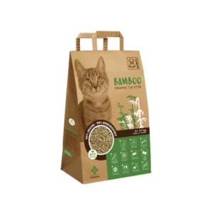 M-PETS - Litière Organique pour Chat Bamboo 100% Biodégradable
