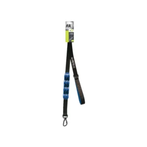 Mpets - Flex Schock Absorber Laisse Amortissante Noir & Bleu