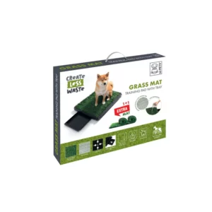 Mpets - Tapis d'Entraînement en Gazon Synthétique avec pour Chien
