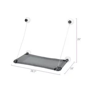 Mpets - Horizon Perchoir pour Chat avec Ventouses