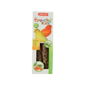 Zolux - Crunchy Sticks Bâtonnets pour Canari Alpiste à la Carotte