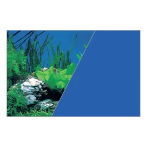 Zolux - Fond Décor Bleu-Rocher pour Aquarium