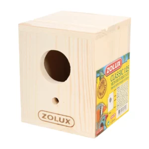 Zolux - Nichoir Boîte Classic pour Oiseau Exotique