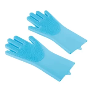 Panda Source - Brosse de Bain pour Chien & Chat Bleu