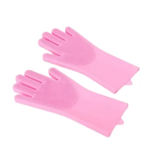 Panda Source - Brosse de Bain pour Chien & Chat Rose