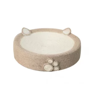 Panda Source - Griffoir Rond Beige pour Chat