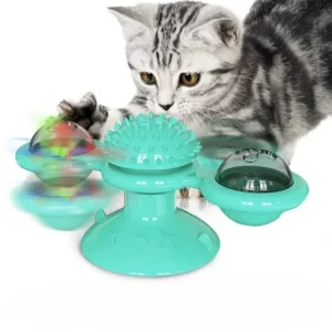 Panda Source - Jouet Tournat pour Chat Bleu