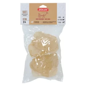 Zolux - Mini Sabots en Cuire de Vache à Mâcher pour Chien