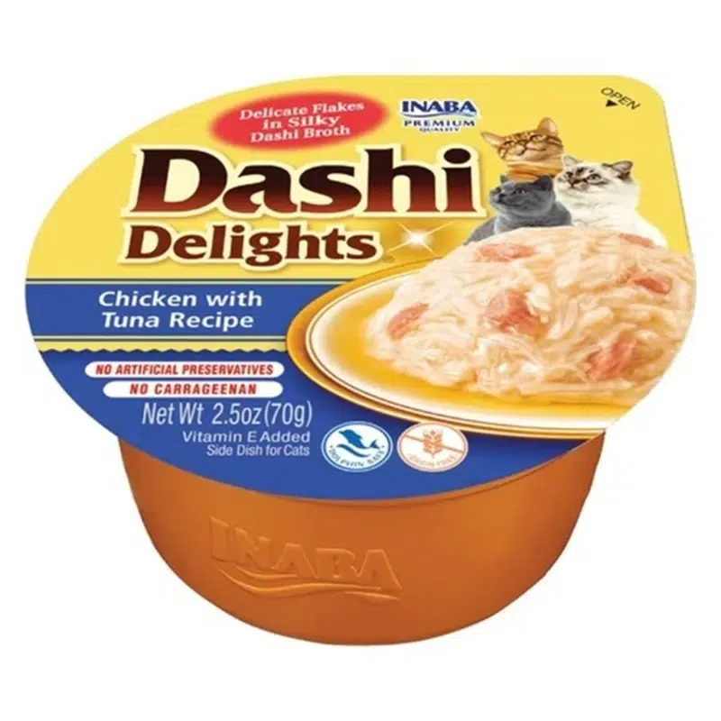 Inaba - Dashi Bouillon pour Chat Poulet & Thon