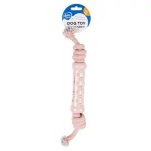 Duvo - Jouet pour Chien Rose Seilstock Hygiène Dentaire