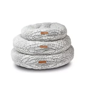 Mpets - Coussin Snake pour Chien Blanc & Noir