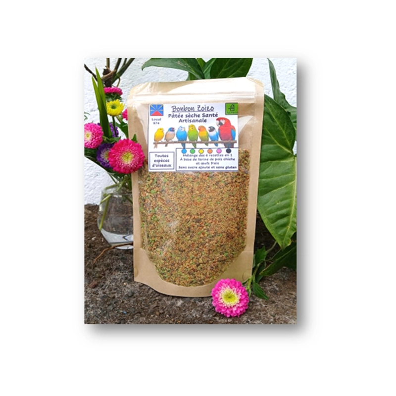Bonbon Zoizo - Pâtée Artisanale Sèche Santé pour Oiseaux
