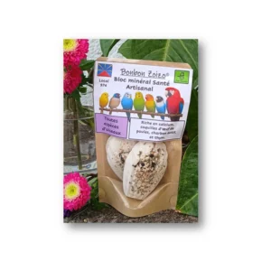 Bonbon Zoizo - Bloc Minéral Artisanal pour Oiseaux
