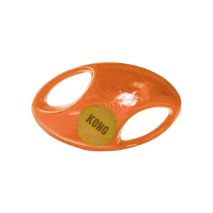 Kong - Jouet Couineur pour Chien Jumbler Ballon de Rugby