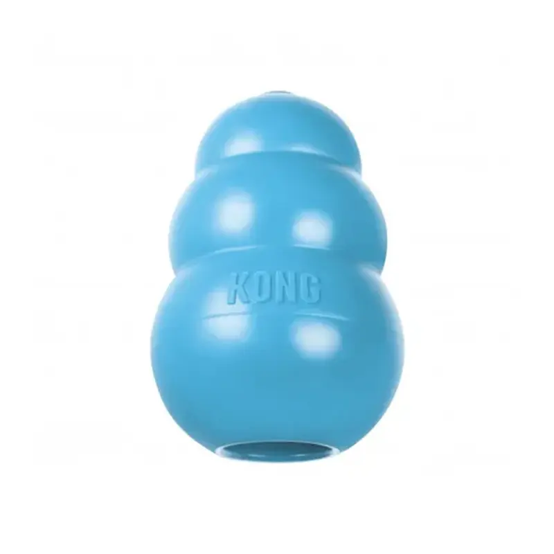 Kong - Jouet Distributeur de Friandise à Mâcher Bleu pour Chiot