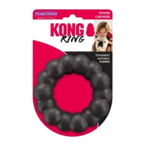 Kong - Jouet pour Chien Anneau Noir