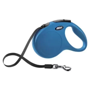 Flexi - Laisse Rétractable pour Chien Classic Bleu
