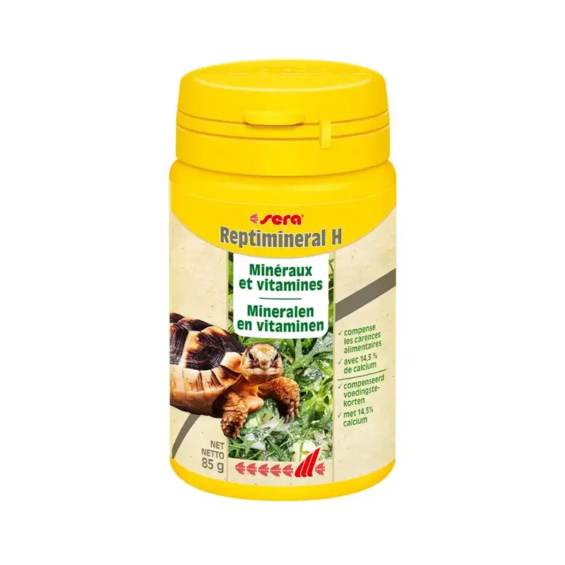 Sera - Reptimineral Minéraux & Vitamines pour Tortue
