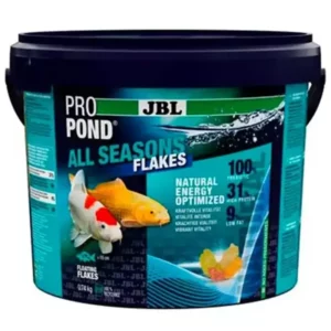 JBL - ProPond Flocons Toutes Saisons pour Poisson de Bassin Seau