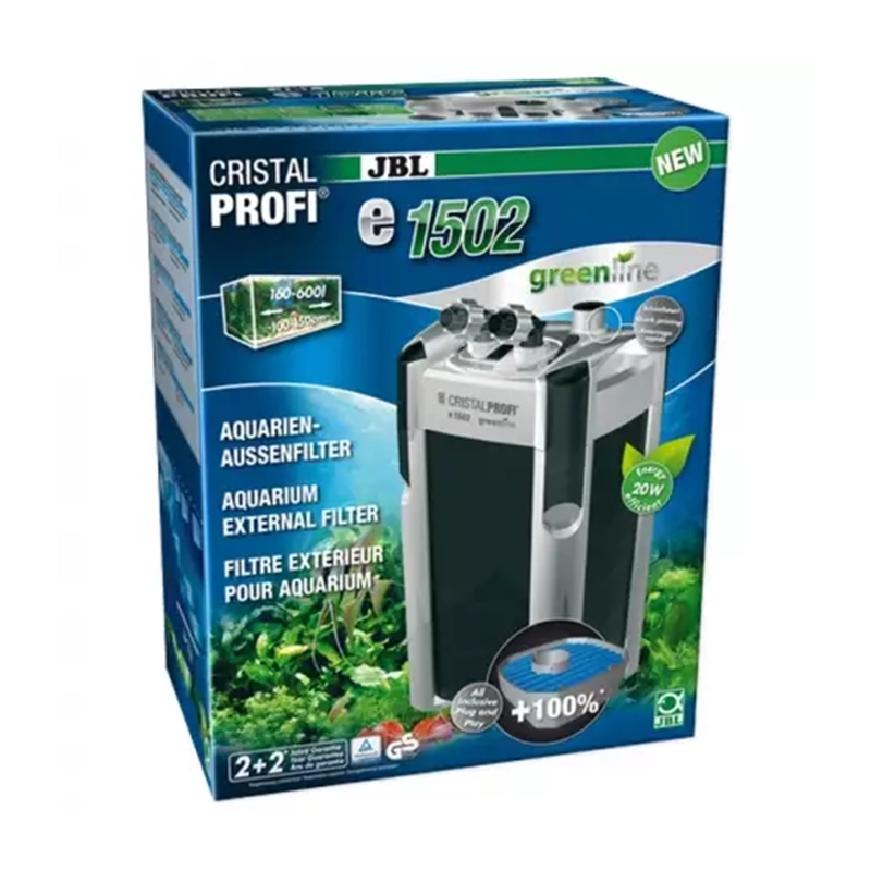 JBL - Filtre Externe Cristal Profi E1502 pour Aquarium