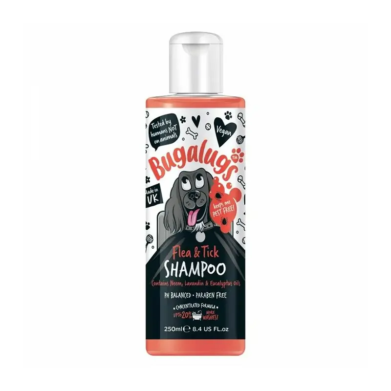 Bugalugs - Shampoing 4 en 1 Flea & Tick Insectifuge