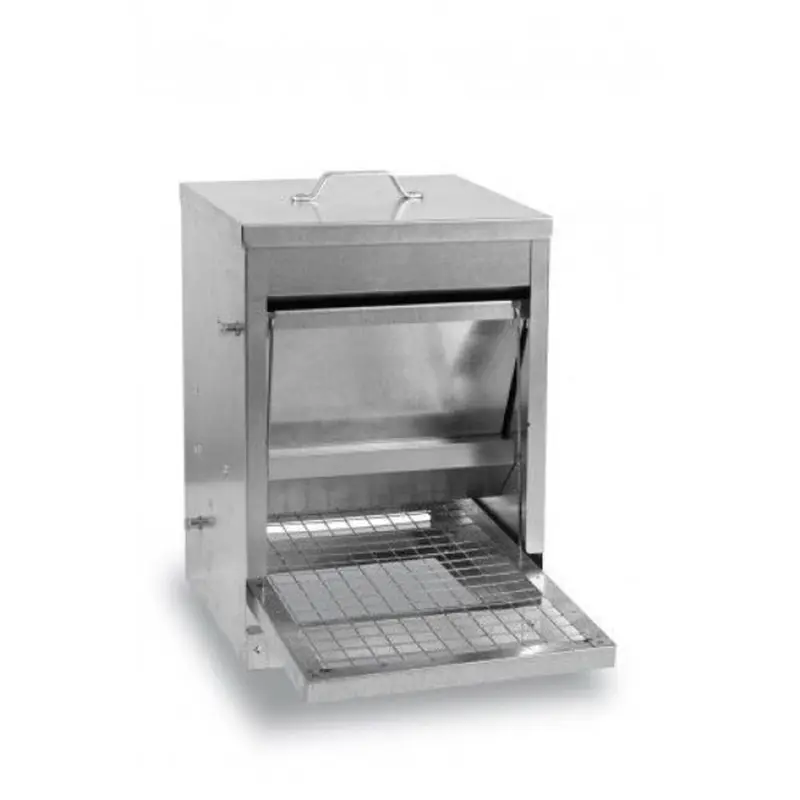 Duvo - Mangeoire Galvanisée Anti-Gaspillage pour Volailles