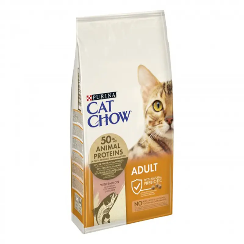 Purina - Cat Chow Croquettes Chat au Saumon Adult