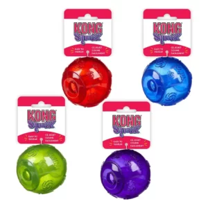 Kong - Squeezz Jouet Sonore Balle pour Chien