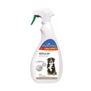 FRANCODEX - Spray Répulsif Intérieur Chien 650 ml × 350 ml